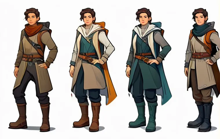 캐릭터디자인 실기 연습 도구 추천 - **Prompt:** A powerful, semi-realistic fantasy warrior character, standing triumphantly on a weather... 캐릭터디자인 실기 연습 도구 추천 - **Prompt:** A powerful, semi-realistic fantasy warrior character, standing triumphantly on a weather...