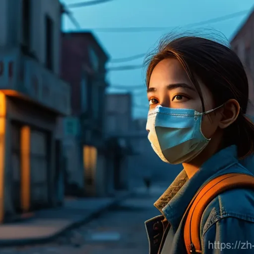 캐릭터디자인 실기 시험 대비 체크리스트 - **Prompt:** A young, introverted female scavenger stands alert in a desolate, resource-scarce, post-...