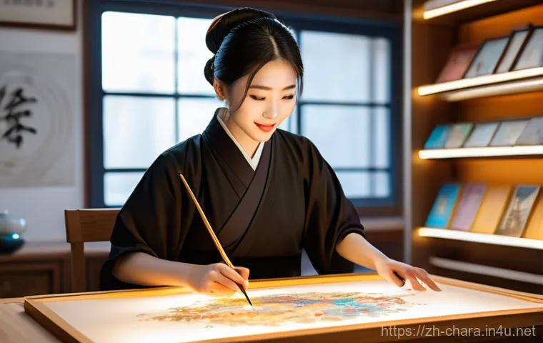 캐릭터디자인 자격증과 관련된 최신 규정 - **Prompt: The Certified Masterpiece - A Guofeng Designer's Triumph**
    A highly skilled, determine...