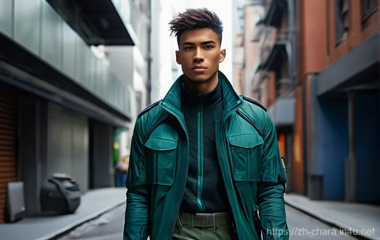 캐릭터디자인 대회 준비 체크리스트 - **Prompt for an "Intriguing Contrast" Character:**
    "Full body portrait of a young adult female c...