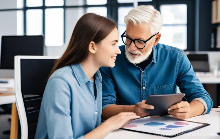 캐릭터디자이너로서의 리더십 발휘 사례 - **Prompt for Vision & Teamwork:**
    A diverse team of character designers, ranging in age and ethn...