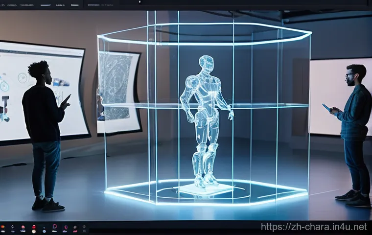 캐릭터디자이너로서의 리더십 발휘 사례 - **Prompt for Communication & Feedback:**
    A male senior character designer, wearing a casual but ...