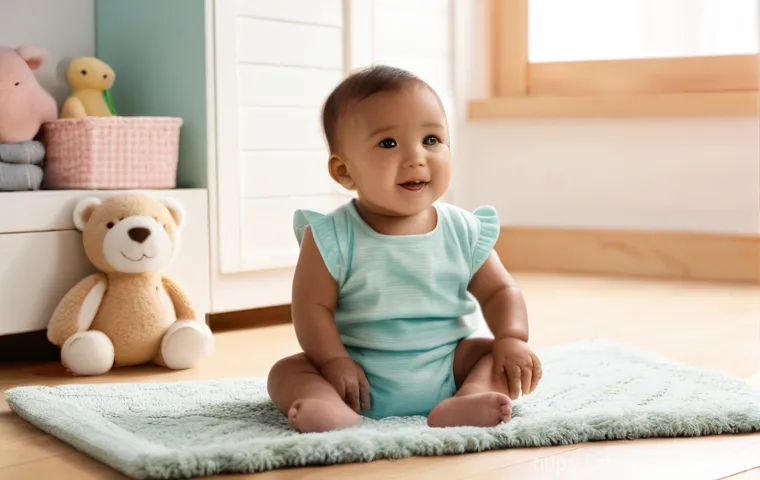 캐릭터디자인 자격증의 최신 업데이트 정보 - **Prompt:** A heartwarming scene of a cheerful toddler, around 18 months old, sitting comfortably on...