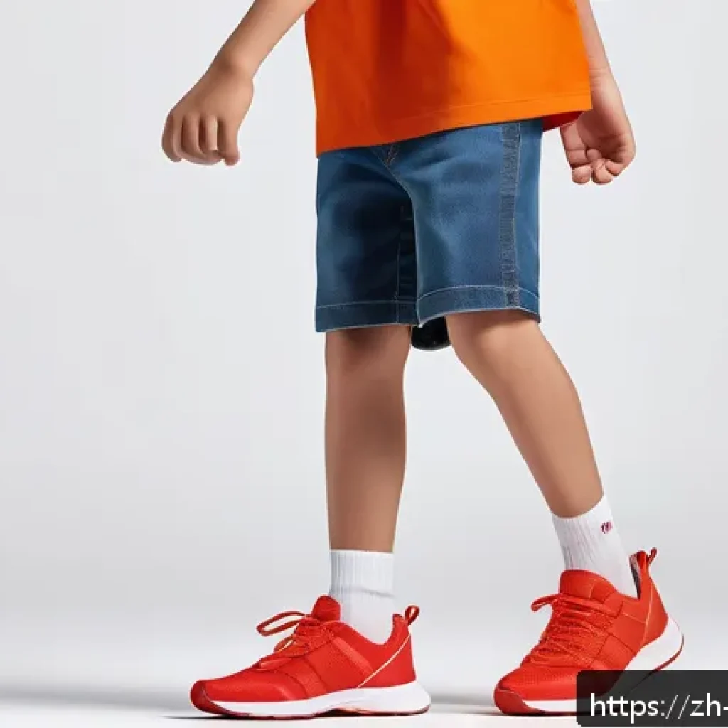 캐릭터디자인 실기 시험 준비를 위한 주요 팁 - A dynamic, energetic teenage boy character design with bright, vivid colors emphasizing red and oran...