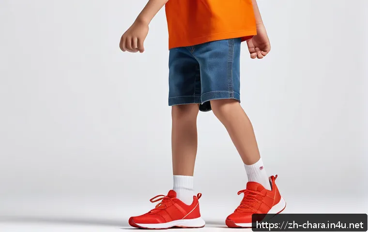 캐릭터디자인 실기 시험 준비를 위한 주요 팁 - A dynamic, energetic teenage boy character design with bright, vivid colors emphasizing red and oran...